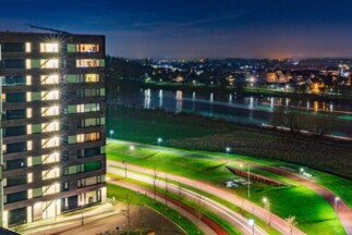 office building landscape Lighting