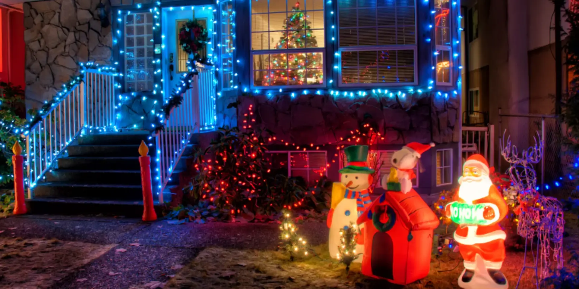 Professional holiday decorations