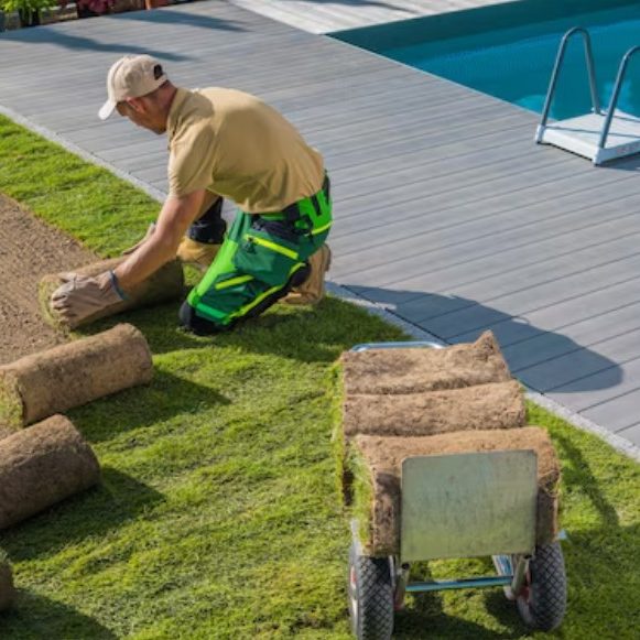 Commercial Landscape Installation in Texas